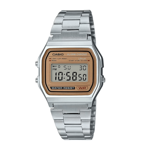 Casio Vintage A159WA-N1 Gold Face Digital Watch
